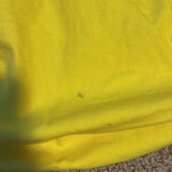 American Apparel circle sac tote with a pocket in yellow - Picture 3 of 5